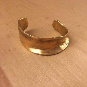 TAKARA Gold Plated Cuff Bracelet